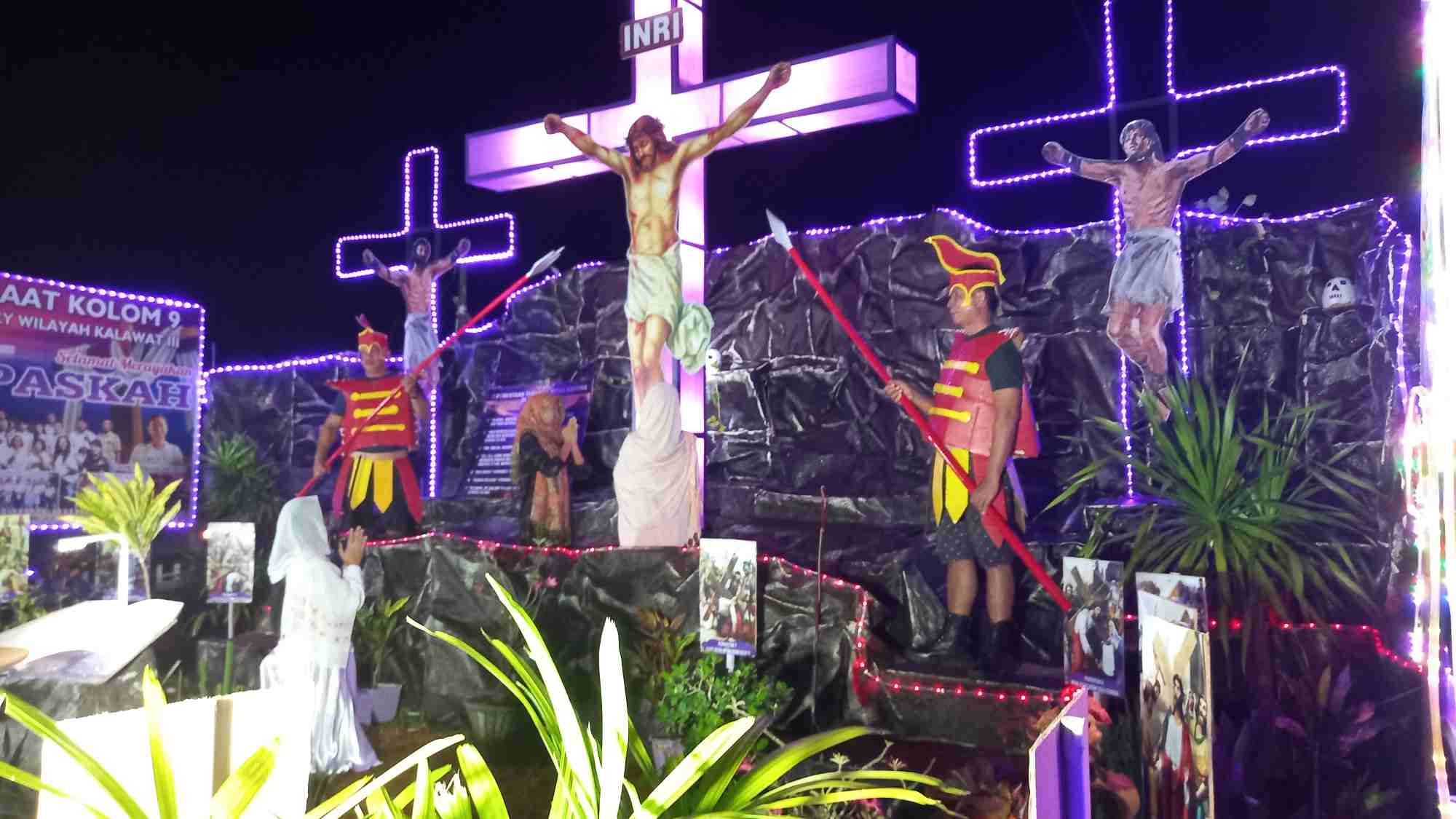 Taman Paskah kolom 9 Jemaat Gmim Getsemani Perum Rizky Koltem.