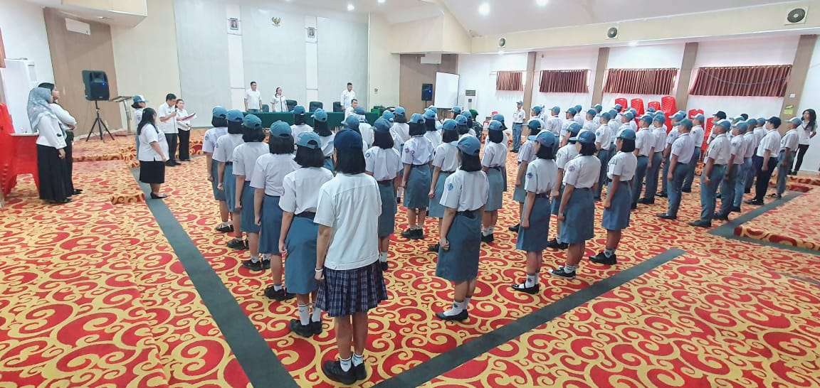 Upacara penutupan seleksi calon Paskibraka Kota Manado tahun 2024.